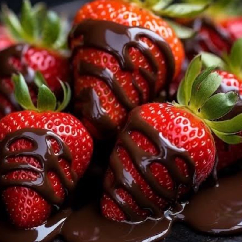 فراولة بالشوكلت  Chocalate strawberries